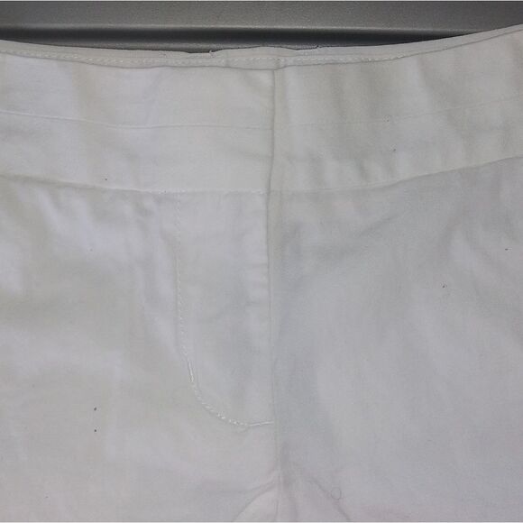 White J.Crew 100% Cotton Chino shorts sz 00 - Picture 3 of 8